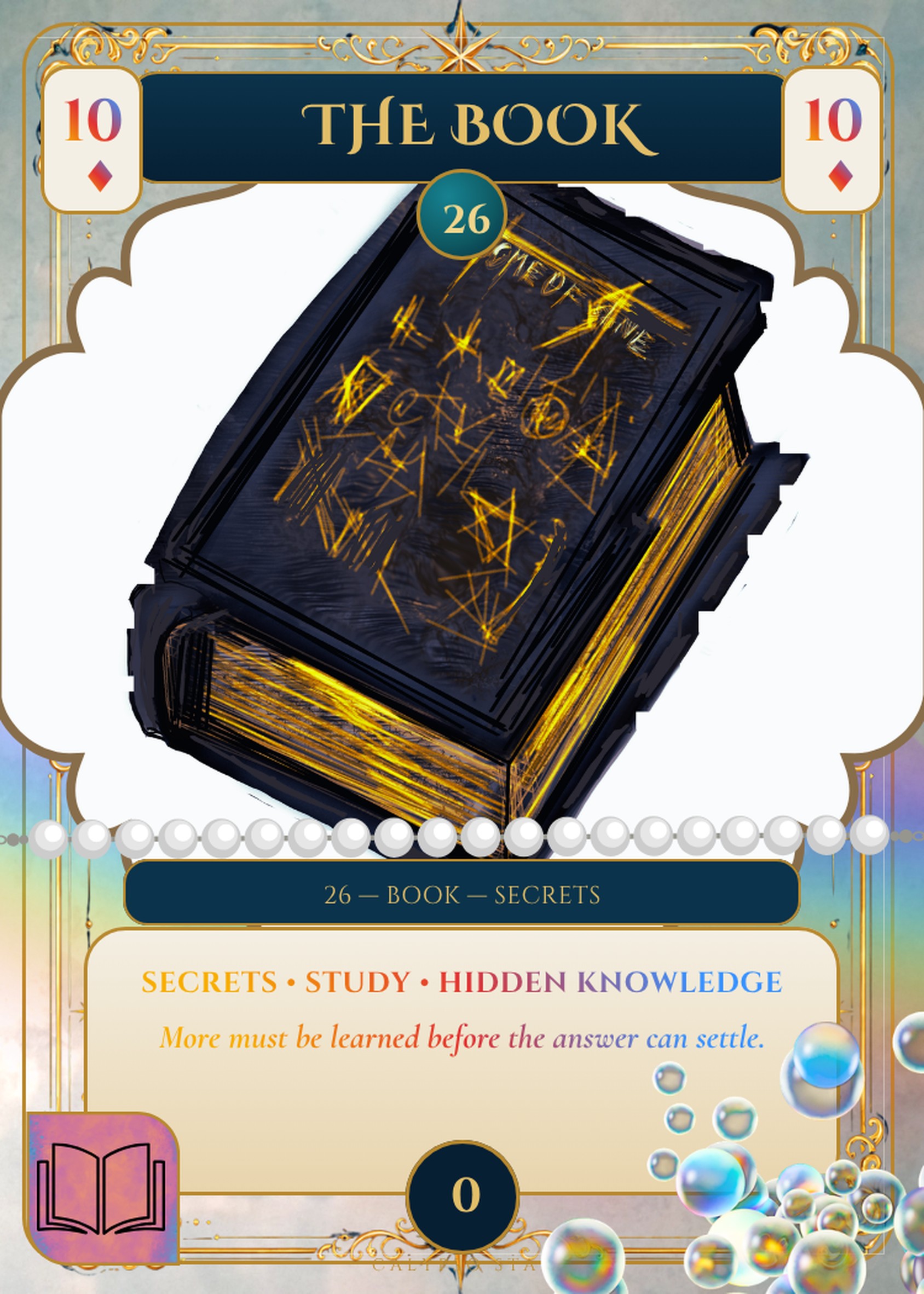 The Book card