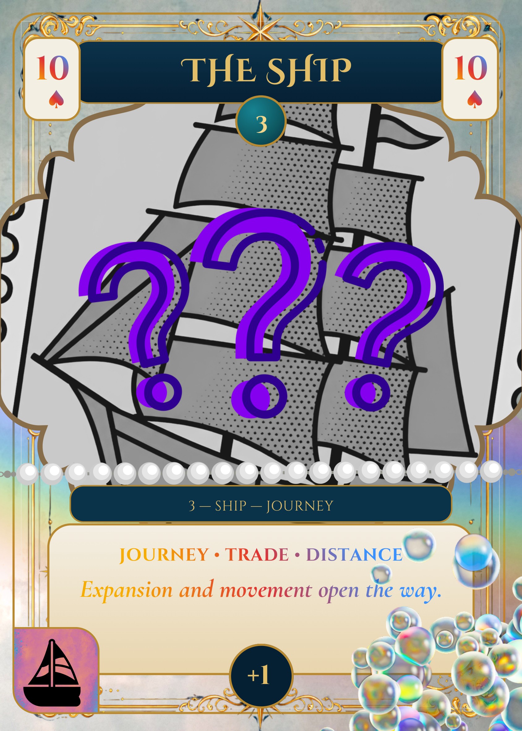 The Ship card