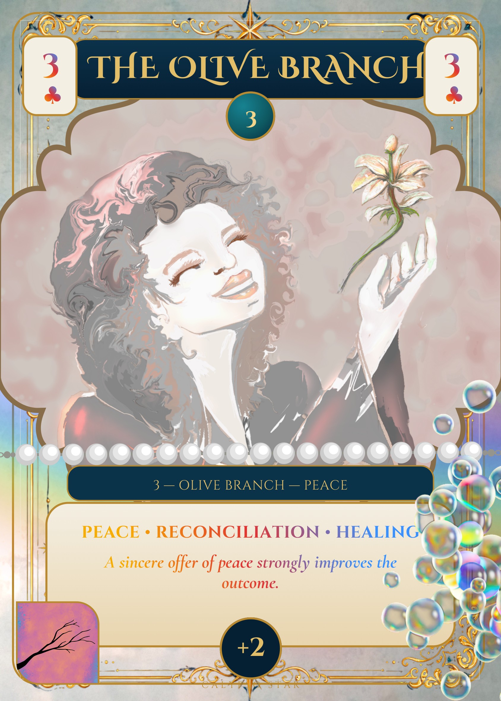 The Olive Branch card