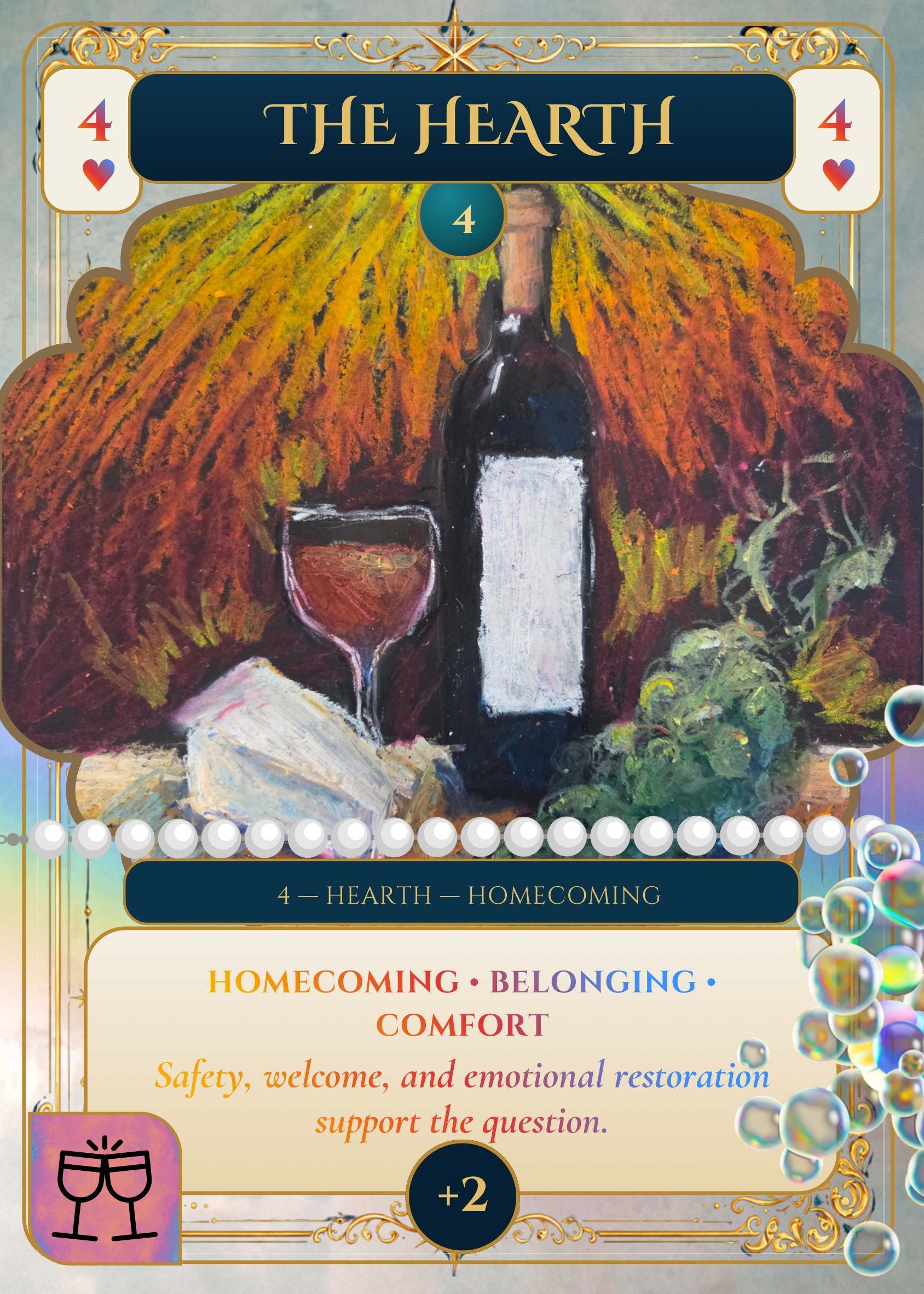 The Hearth card