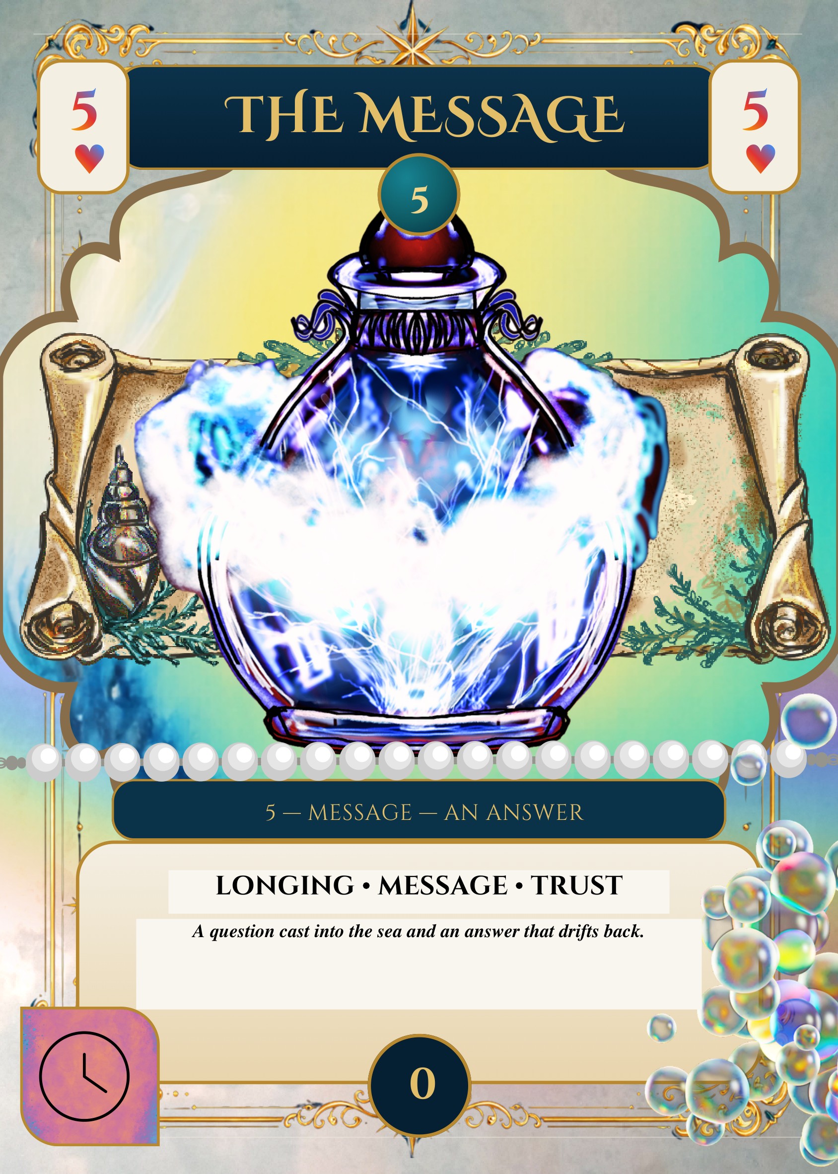 The Message - An Answer card