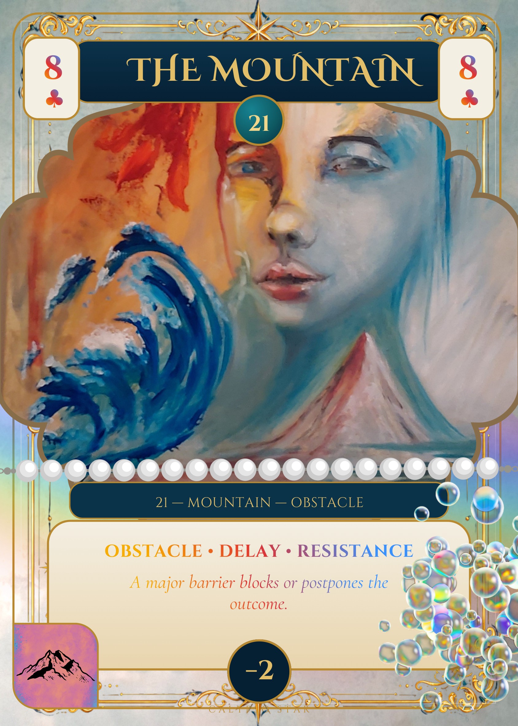 The Mountain card