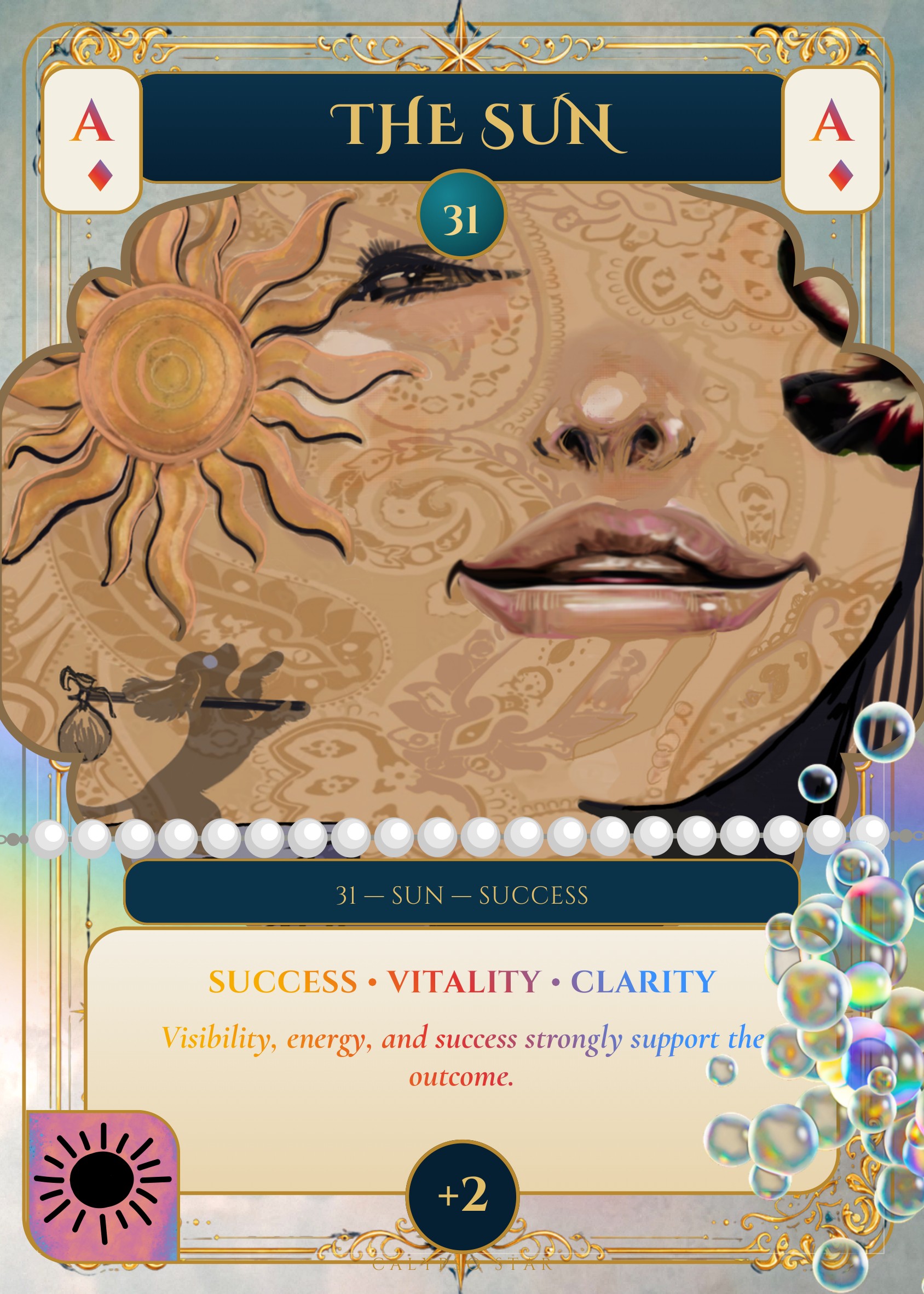 The Sun card
